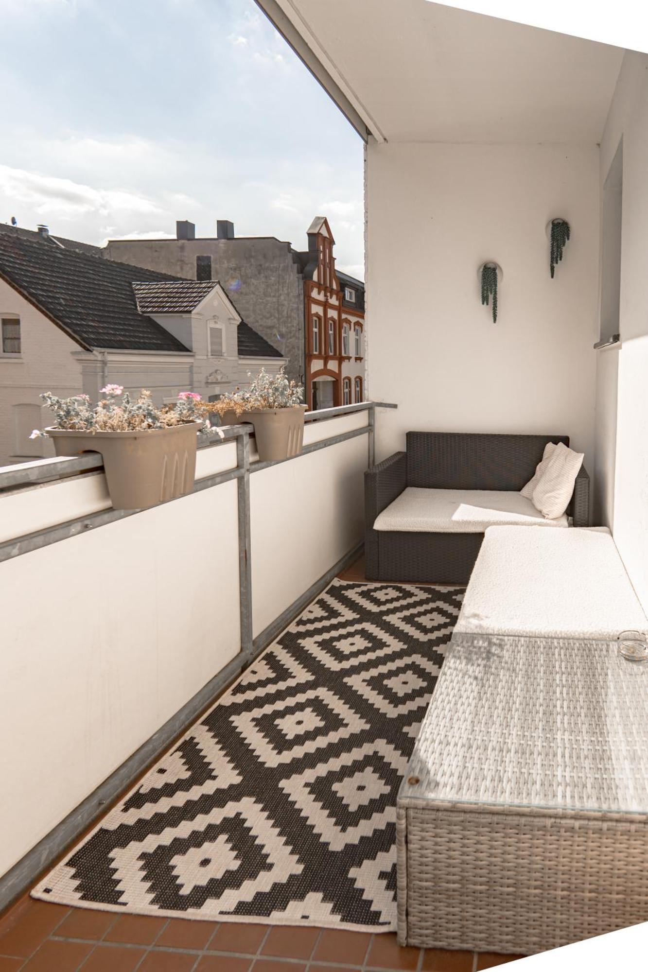 Buer City Apartment Mit Balkon Gelsenkirchen Bagian luar foto