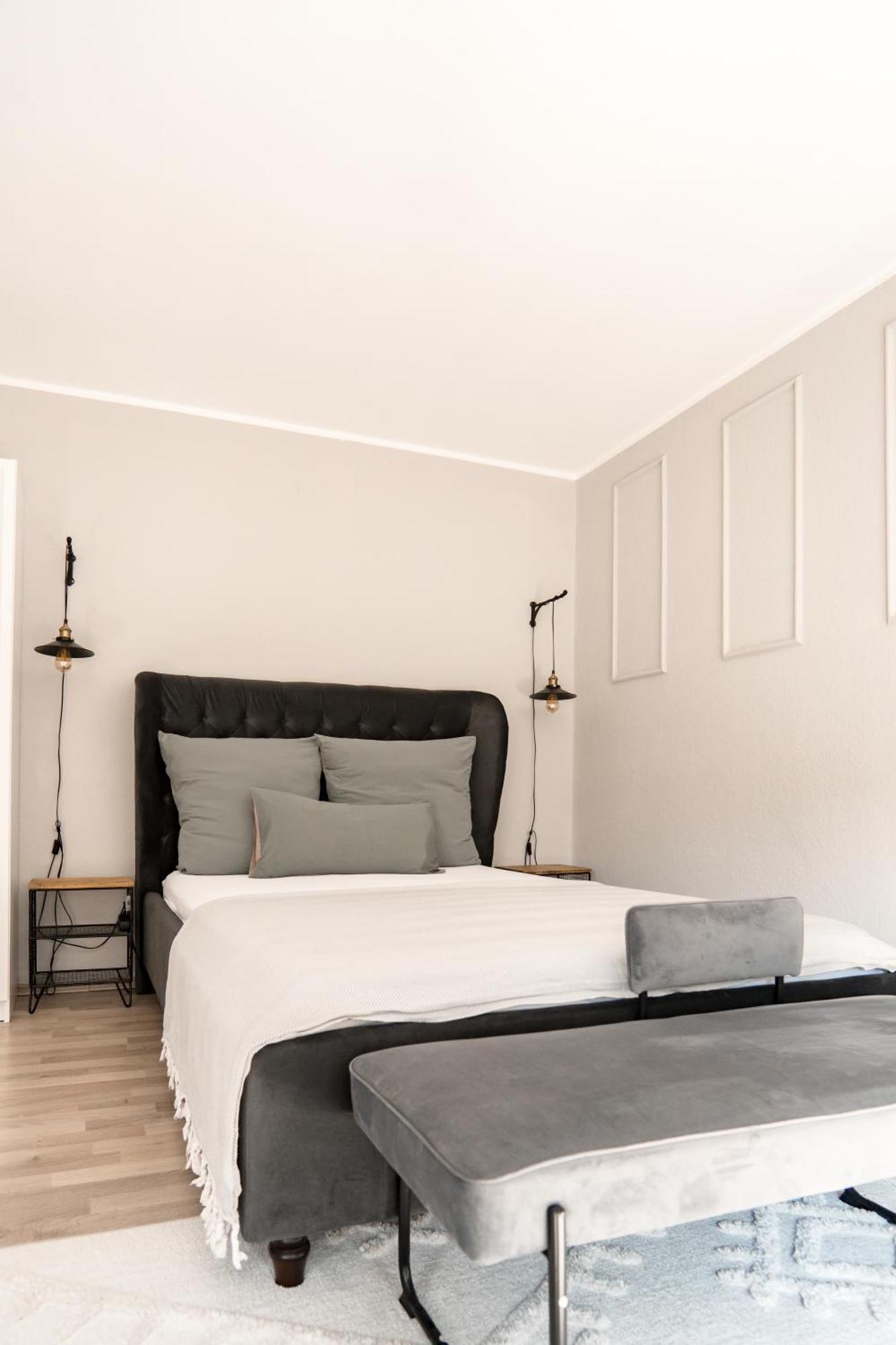 Buer City Apartment Mit Balkon Gelsenkirchen Bagian luar foto