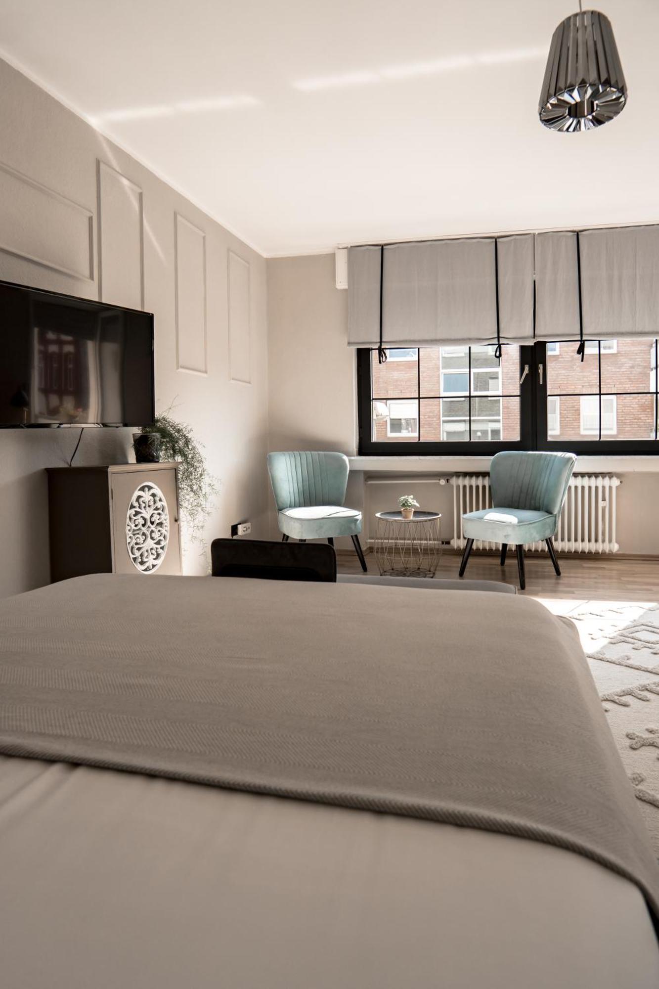 Buer City Apartment Mit Balkon Gelsenkirchen Bagian luar foto